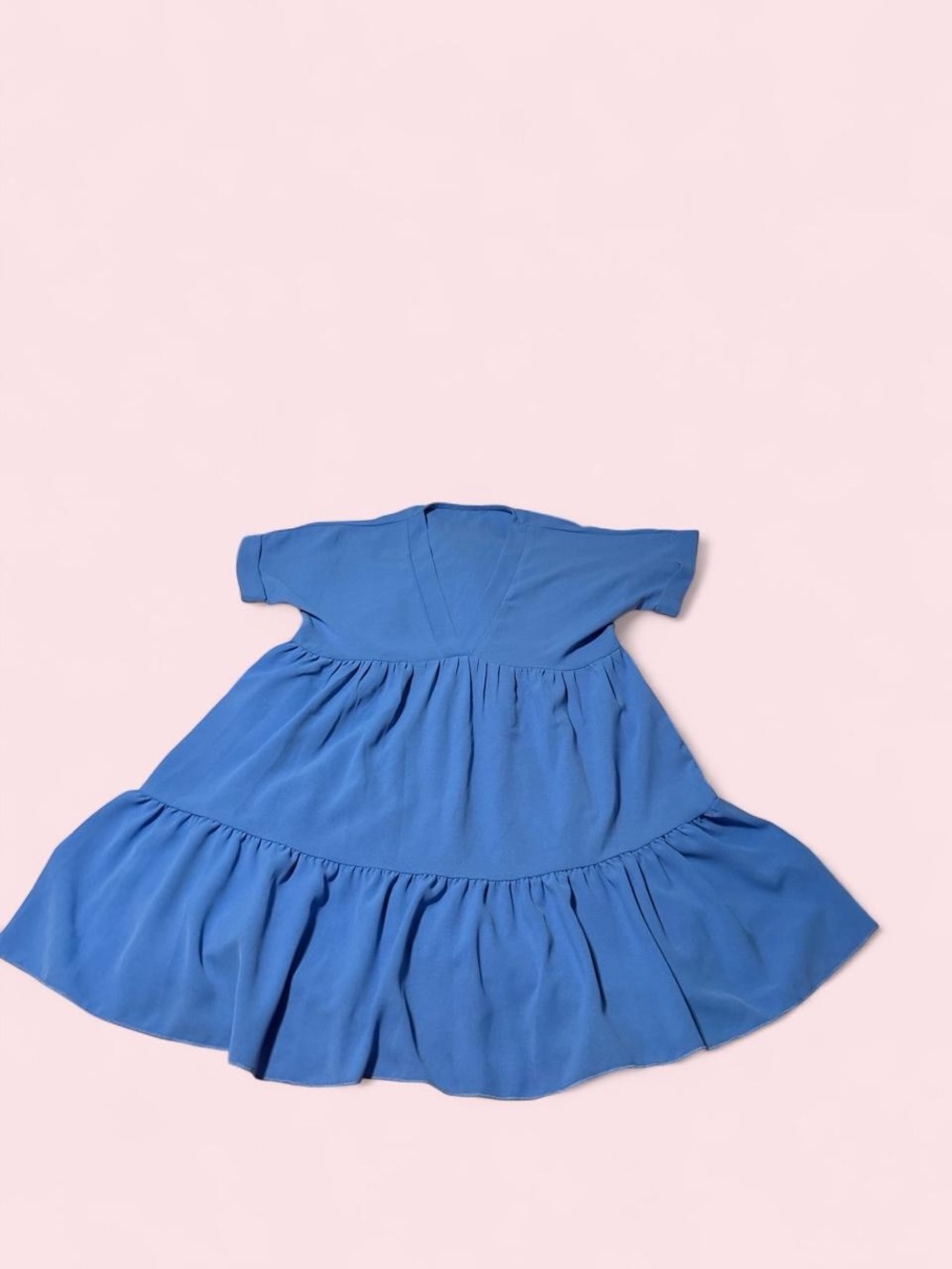 SHEIN Blue Tiered Dress for Women